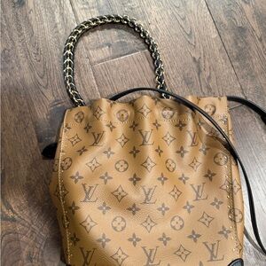 Louis Vuitton Brown Monogram Chain-Handle Shoulder Bag